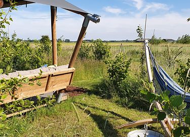 Glamping met privé hottub - 10