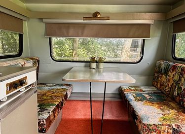 Vintage caravan midden in de Drentse natuur - 3