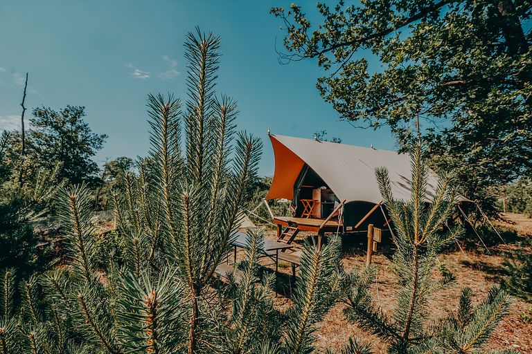 Luxe tent voor 4 pers. op bijzondere locatie - 1