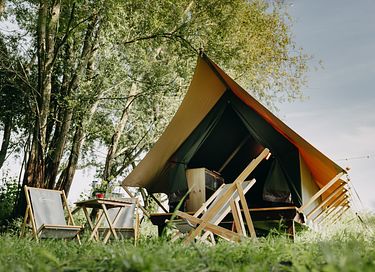 Glamping op festival-achtige pop-up camping - 10