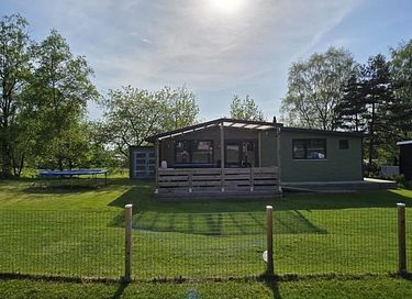 Houten lodge met omheinde tuin in Duitsland - 3