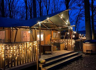 Wellness safaritent (6p) met sauna én hottub - 19