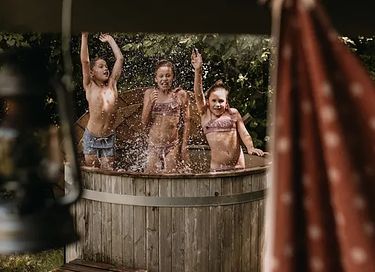 Knus tenthuisje met hottub in het groen - 27