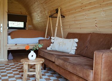 Glamping Pod mit Blick auf den Teich - 4