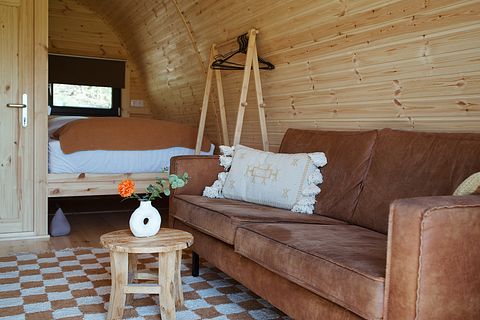 Glamping Pod mit Blick auf den Teich - 4