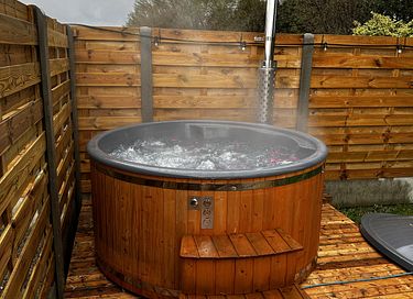 Romantische glamping Dome met privé hottub - 10