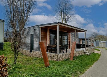 Tiny House met terras in een mooie omgeving