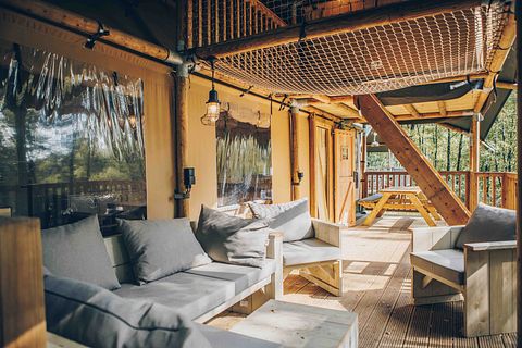Luxe glamping tent voor 7 personen - 3