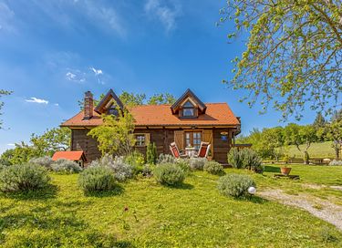 Wooden holiday home located on the space - 18