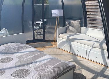 Slapen onder de sterren in luxe bubbel - 6
