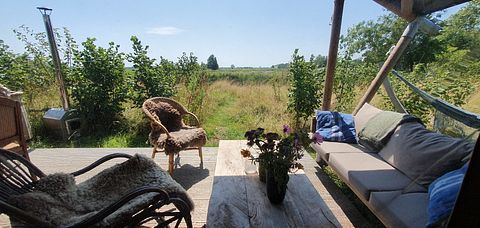 Glamping met privé hottub - 4