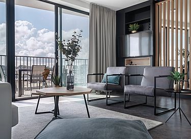 Modern apartment (4p) with sea view - 4