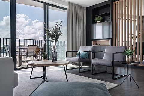 Modern apartment (4p) with sea view - 4