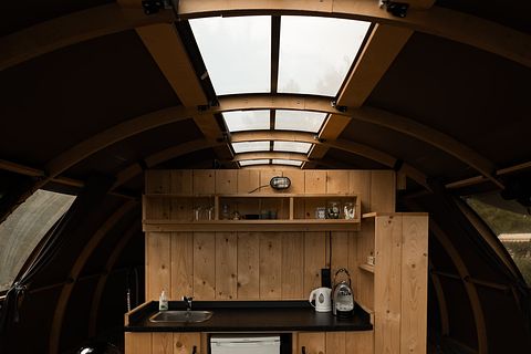 Tente panoramique chauffée avec hottub privé - 5