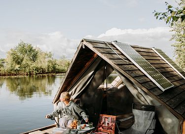 Slapen op een vlot op de Loosdrechtse plassen - 39