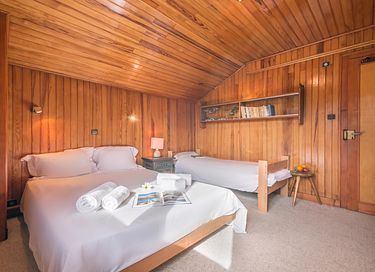Hébergement de groupe avec vue imprenable et sauna - 31