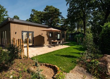 Tiny house met hottub op de Veluwe