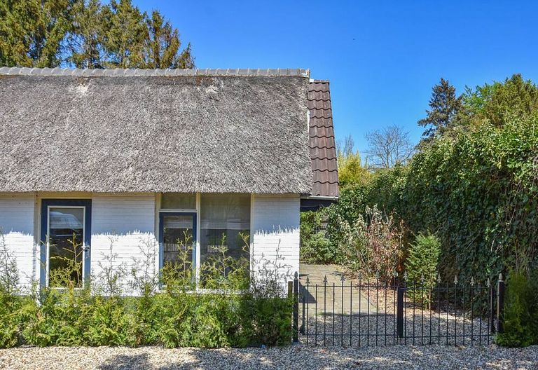 Thatched forest cabin with fenced garden - 1