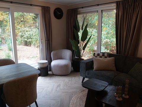 Modern lodge with a private hot tub in Drenthe - 3