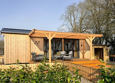 Knus Tiny House in bosrijke omgeving