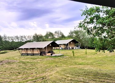 Safaritent 6 pers. op minicamping in Drenthe - 2
