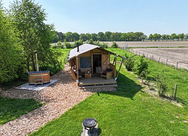 Glamping tent (2p) with hot tub - 12