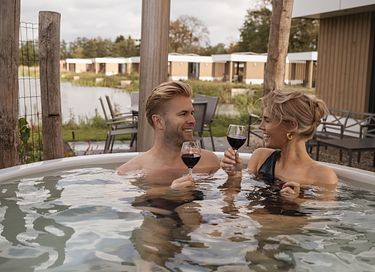Wellness tiny house met sauna en hottub - 13