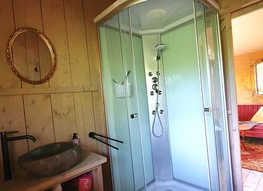 Glamping med privat hottub - 5