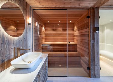Chalet in den Alpen mit Sauna und Hamm - 40