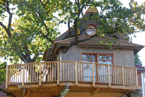 Prachtige boomhut in een oude kersenboom - 4