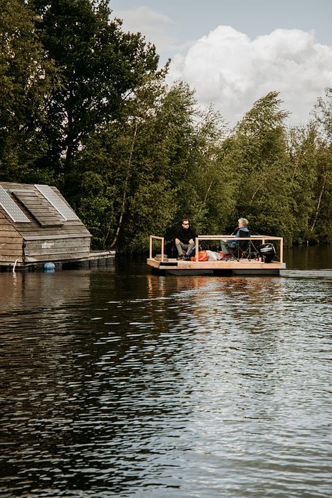 Slapen op een vlot op de Loosdrechtse plassen - 5