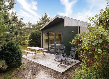 Tiny house for 4 people in the dunes