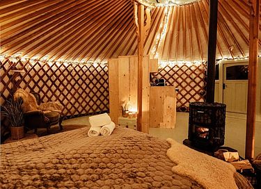 Overnachten in een buitengewone Yurt  - 3