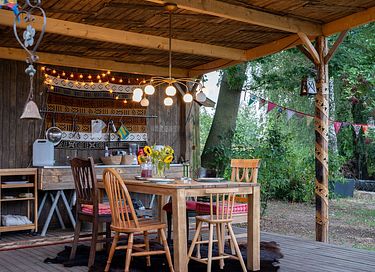 Overnachten in romantische yurt  - 11