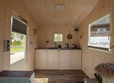 Charmante glamping-wagen in het groen - 4