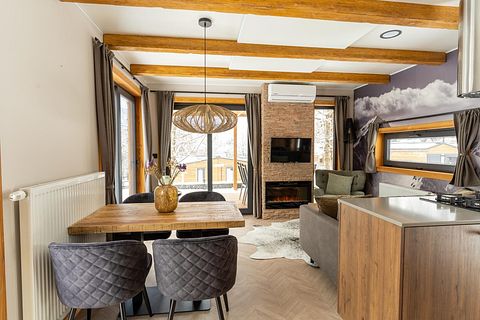 Panoramalodge met uitzicht op de bergen  - 4