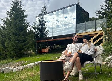 Einzigartiges Spiegelhaus mit Whirlpool in Norwegen - 5