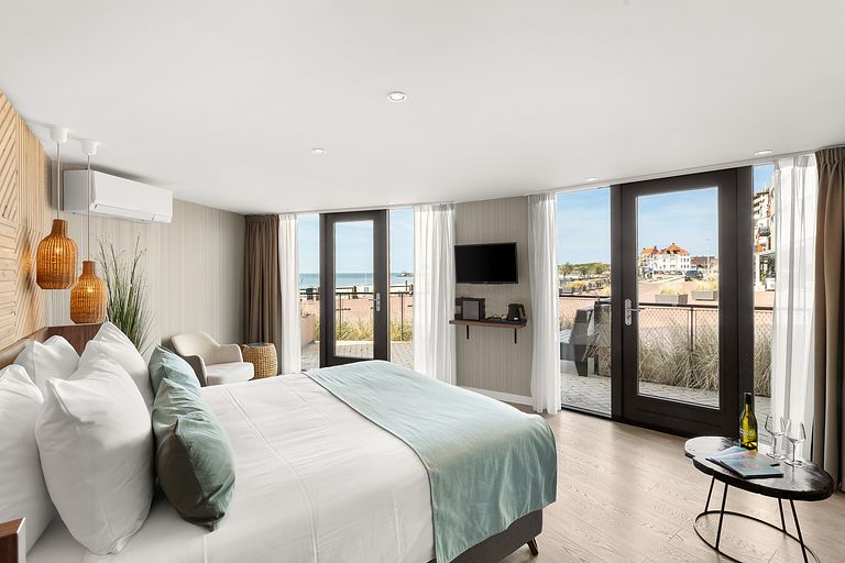 Kamer met terras én uitzicht op het strand - 1