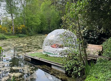 Ferienwohnung mit schwimmendem Kuppelzelt - 13