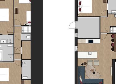 Gruppenunterkunft mit Außen Sauna - 12