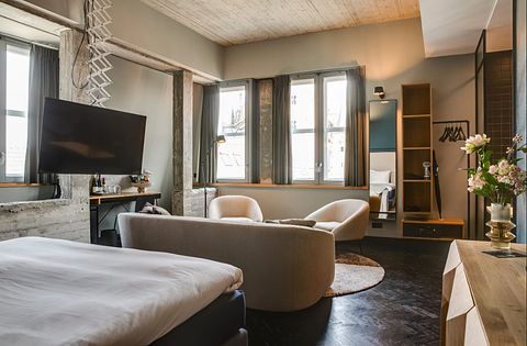 Luxe suite (45m2) in boutique hotel met bad - 2