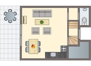 Detached 4-person waterfront bungalow - 33