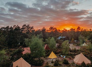 Tweepersoonstent op glamping op de Veluwe  - 39