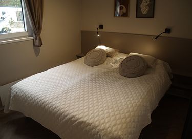 Modern lodge with a private hot tub in Drenthe - 9