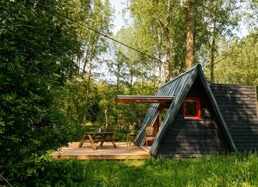 Romantisch A-frame huisje 