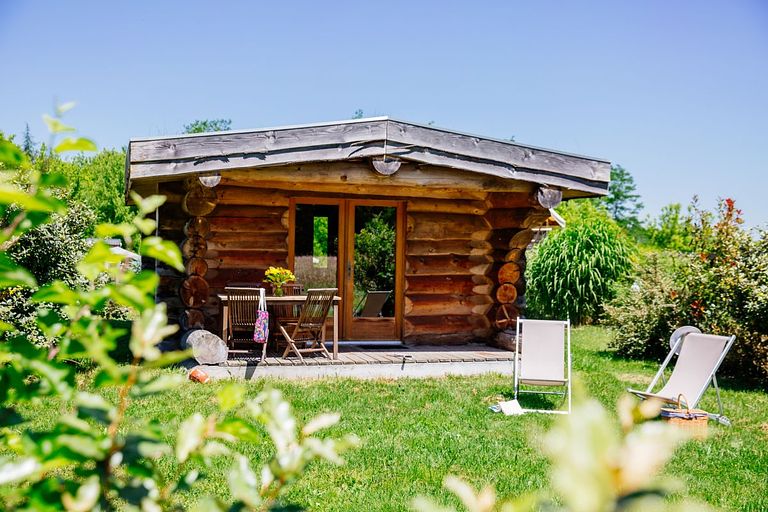 Rugged log cabin near Bordeaux, France - 1