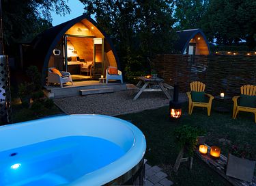 Romantische b&b in tinyhouse met hottub - 12
