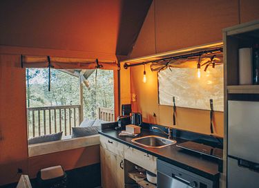 Luxe glamping tent voor 7 personen - 9