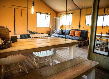 Safari tent on an organic farm - 4