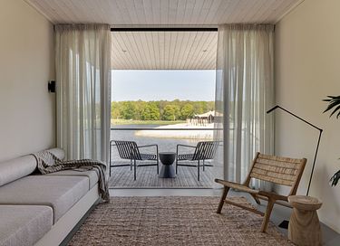 Pavillon romantique pr 2 avec sauna au bord de l'eau - 8